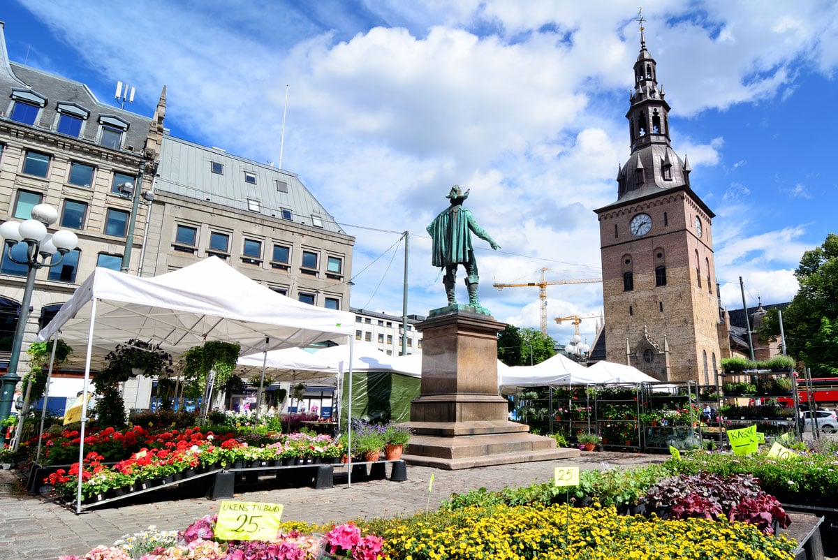 Wetterschutz für den Marktstand