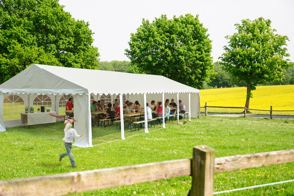 Für Feste im Freien