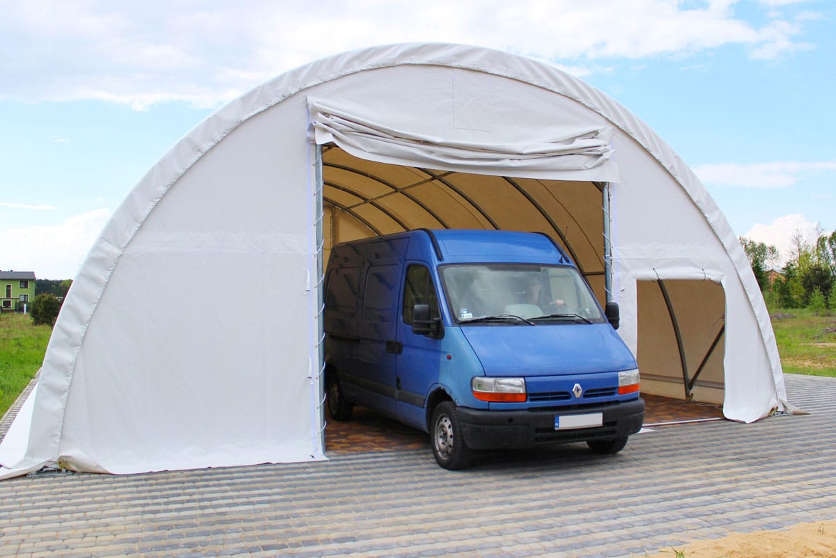 Zeltgarage Garagenzelt 2 Größe Lagerzelt Weidezelt Auto Garage Zelt Carport