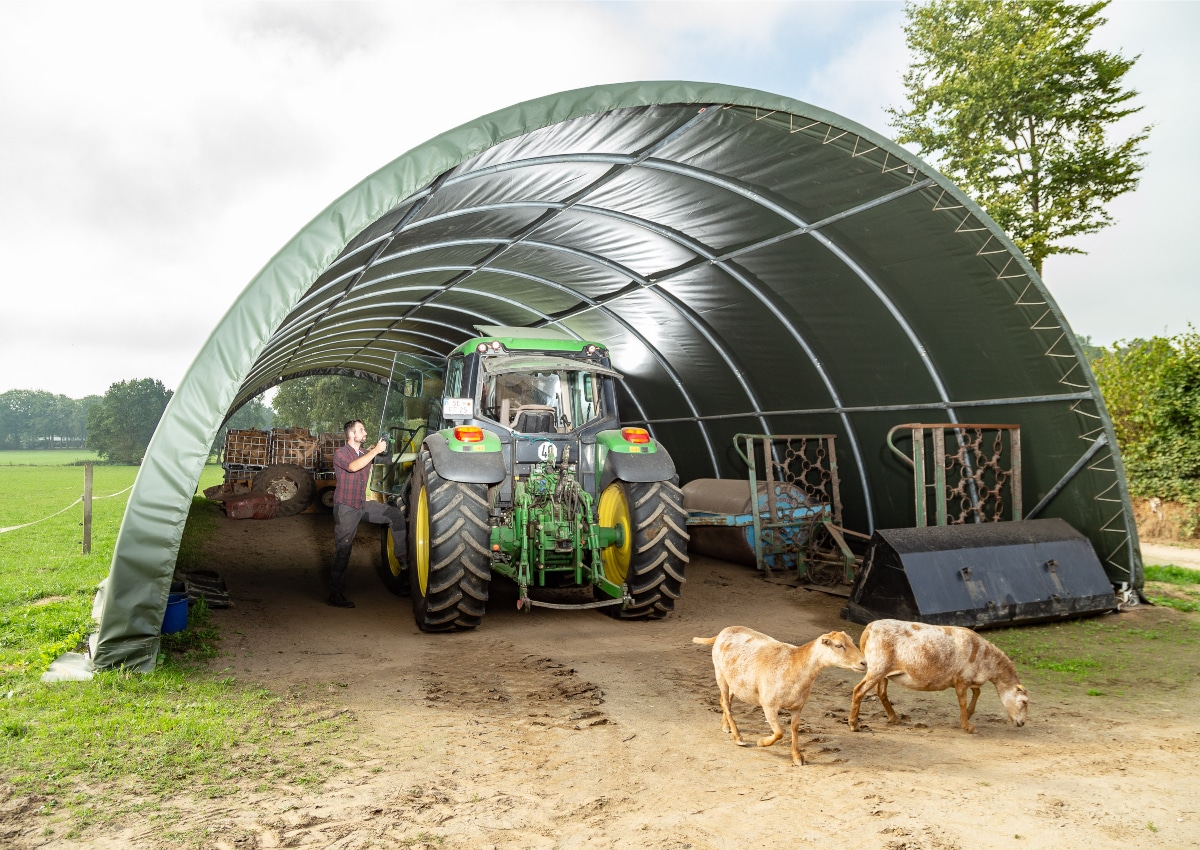 Stabiles Garagenzelt wind & wasserdicht 