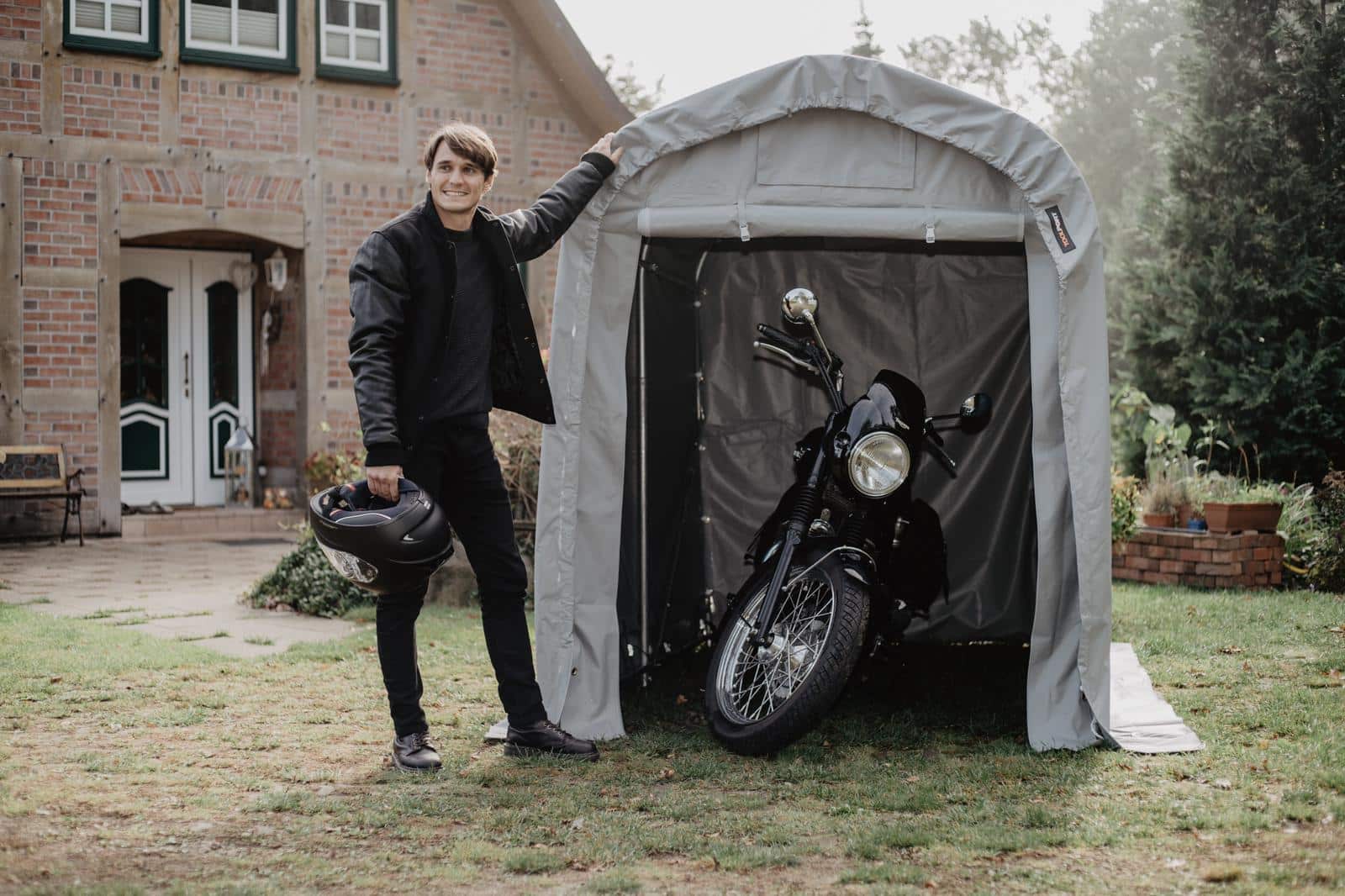 Garagenzelt Carport Gartenschuppen Auto Motorrad Schutz Unterstand mobiles  Lager
